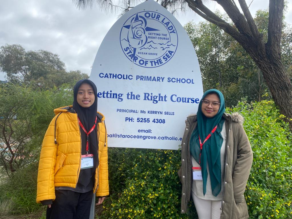 2 Guru MI Karakter Mutiara Bunda Bali Bersama 40 Guru RI Jalani Pelatihan dan Homestay di Australia