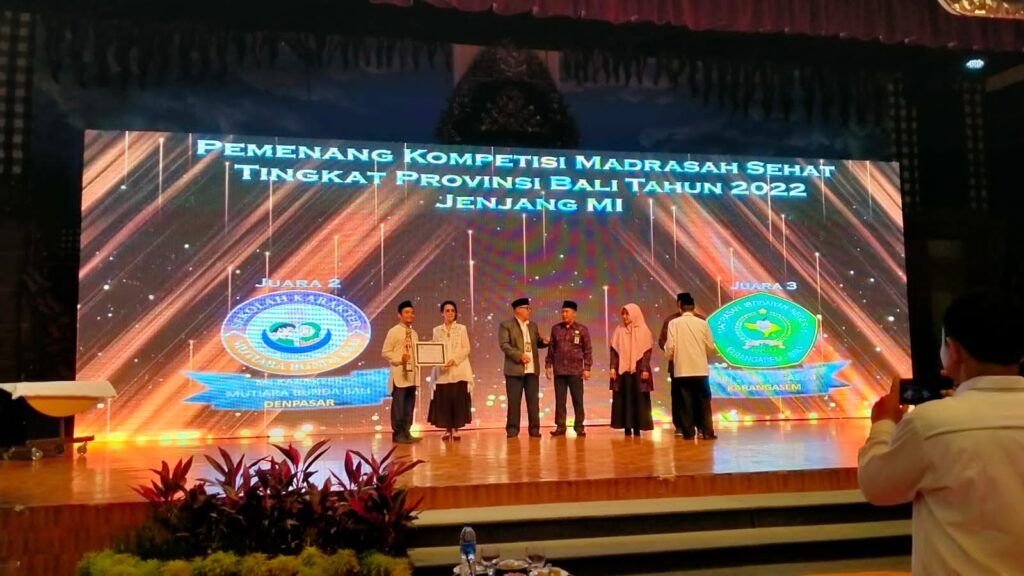 MI Karakter Mutiara Bunda Bali Raih Juara II Lomba Madrasah Sehat 2022 Se-Provinsi bali