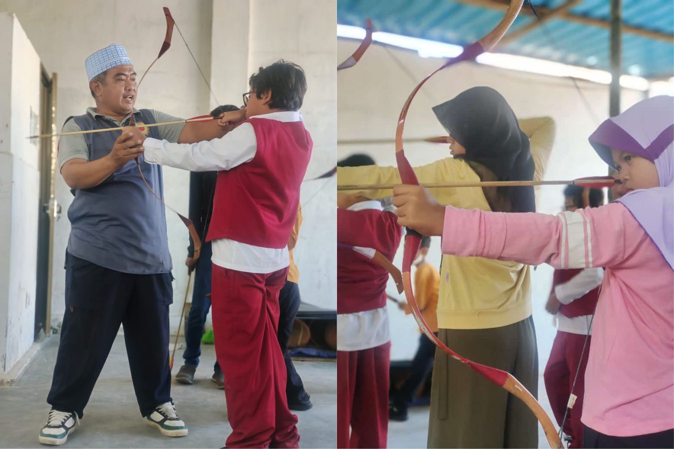 Suasana Ekstrakurikuler Panahan di MI Karakter Mutiara Bunda, Setiap hari Senin pukul 15.00 WITA