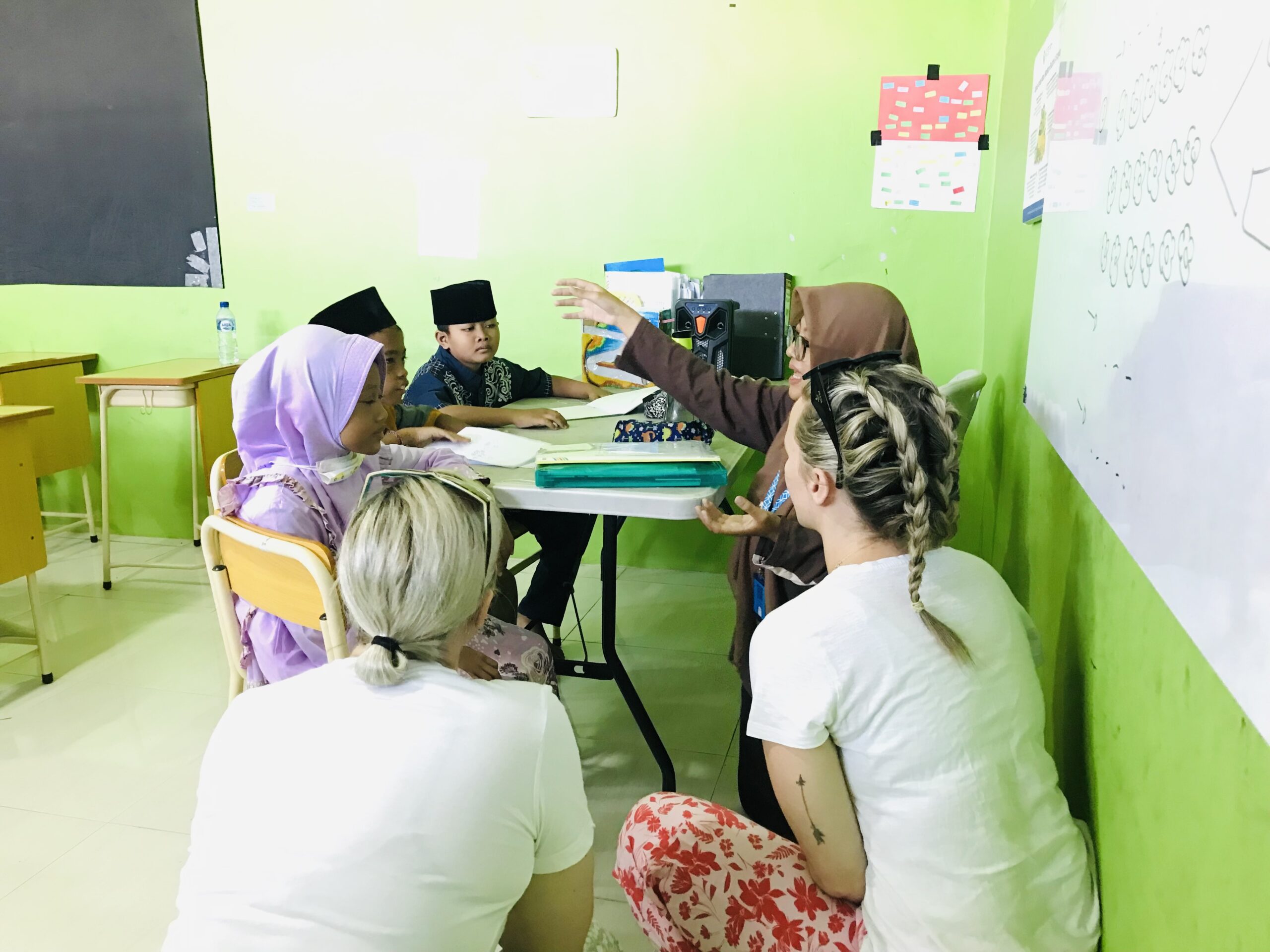 Kunjungan 2 Guru Australia Ibu Breearna Zivic dan Ibu Ashlee dari Our Lady Star of The Sea Primary School, Ocean Grove, VIC ke MI Karakter Mutiara Bunda Bali