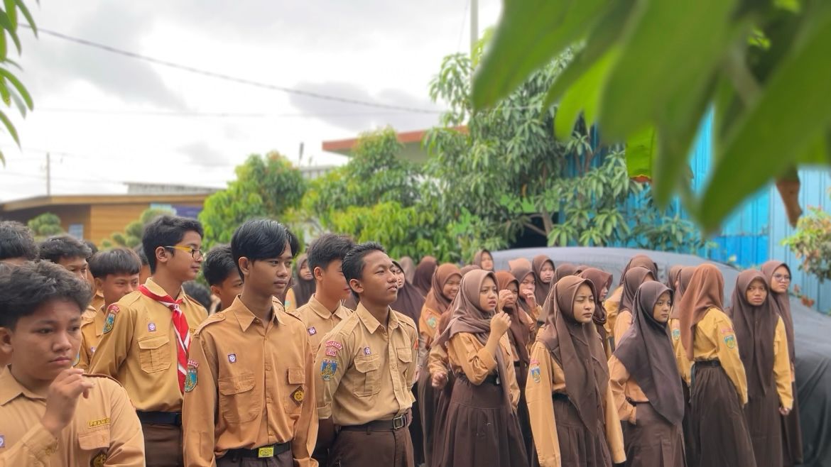 MTs Karakter Mutiara Bunda Bali Sukses Berpartisipasi dalam Gerakan Menanam Sejuta Pohon Pramuka Madrasah Bali